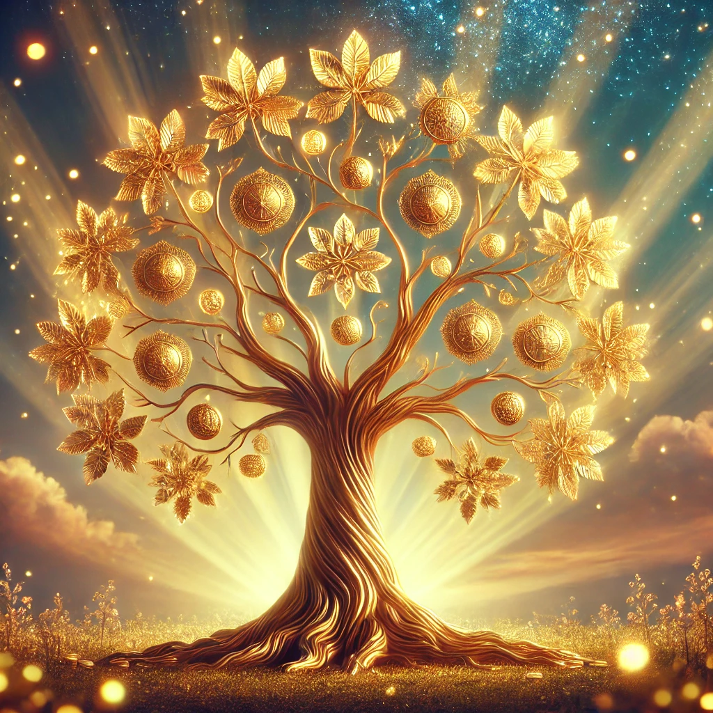 Symbolism of the Antique Gold Tree