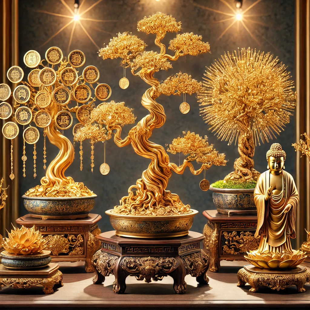 Popular Types of Antique Gold Trees