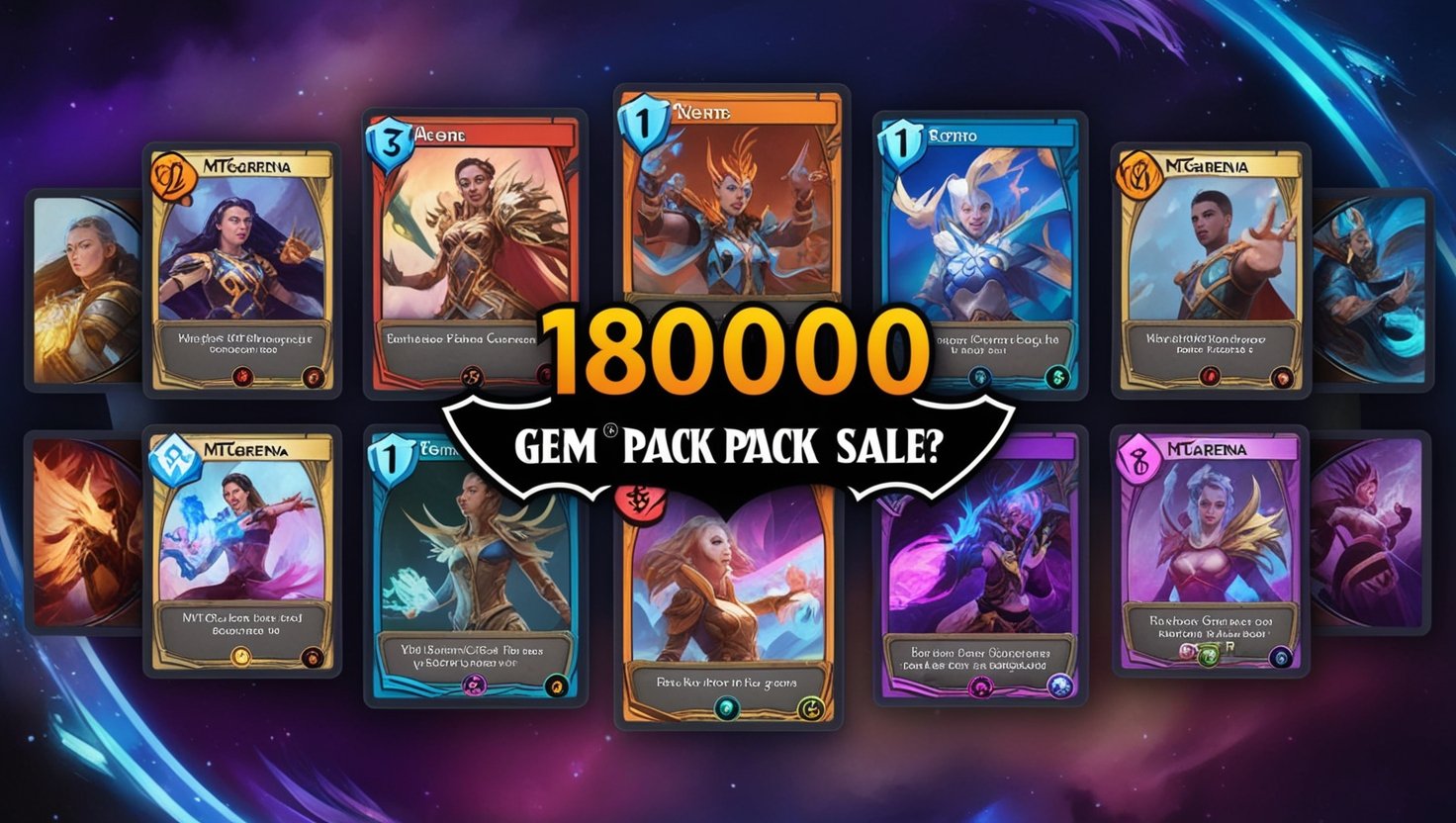 MTGArena 18000 Gem Pack Sale
