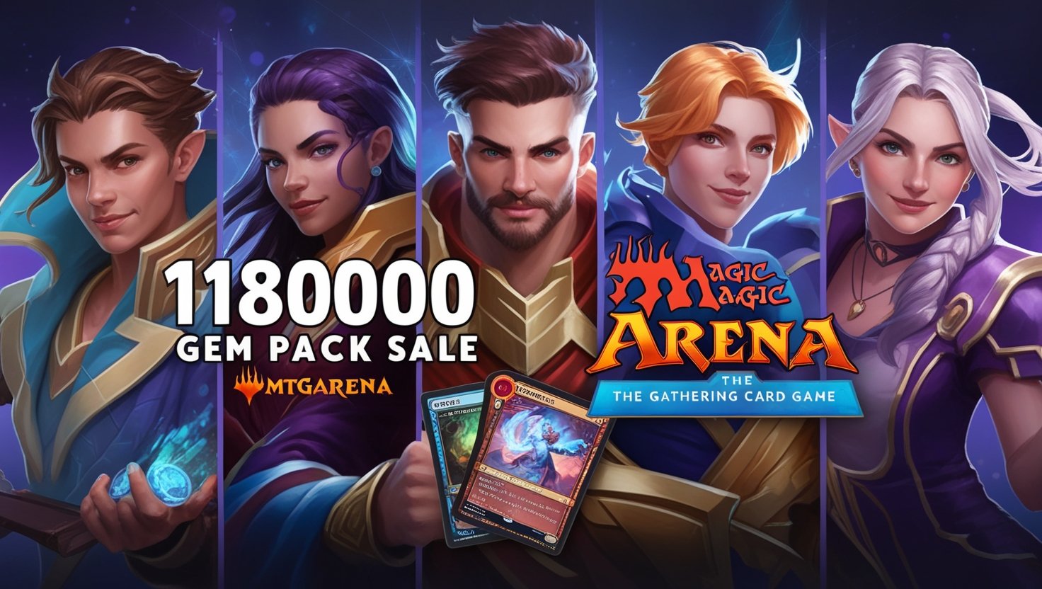 MTGArena 18000 Gem Pack Sale